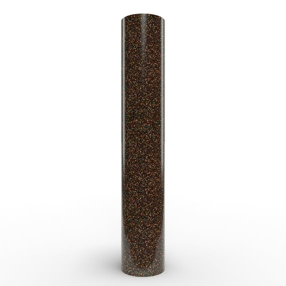 Siser Glitter Heat Transfer Vinyl Dark Walnut 11.8" x 60" Roll
