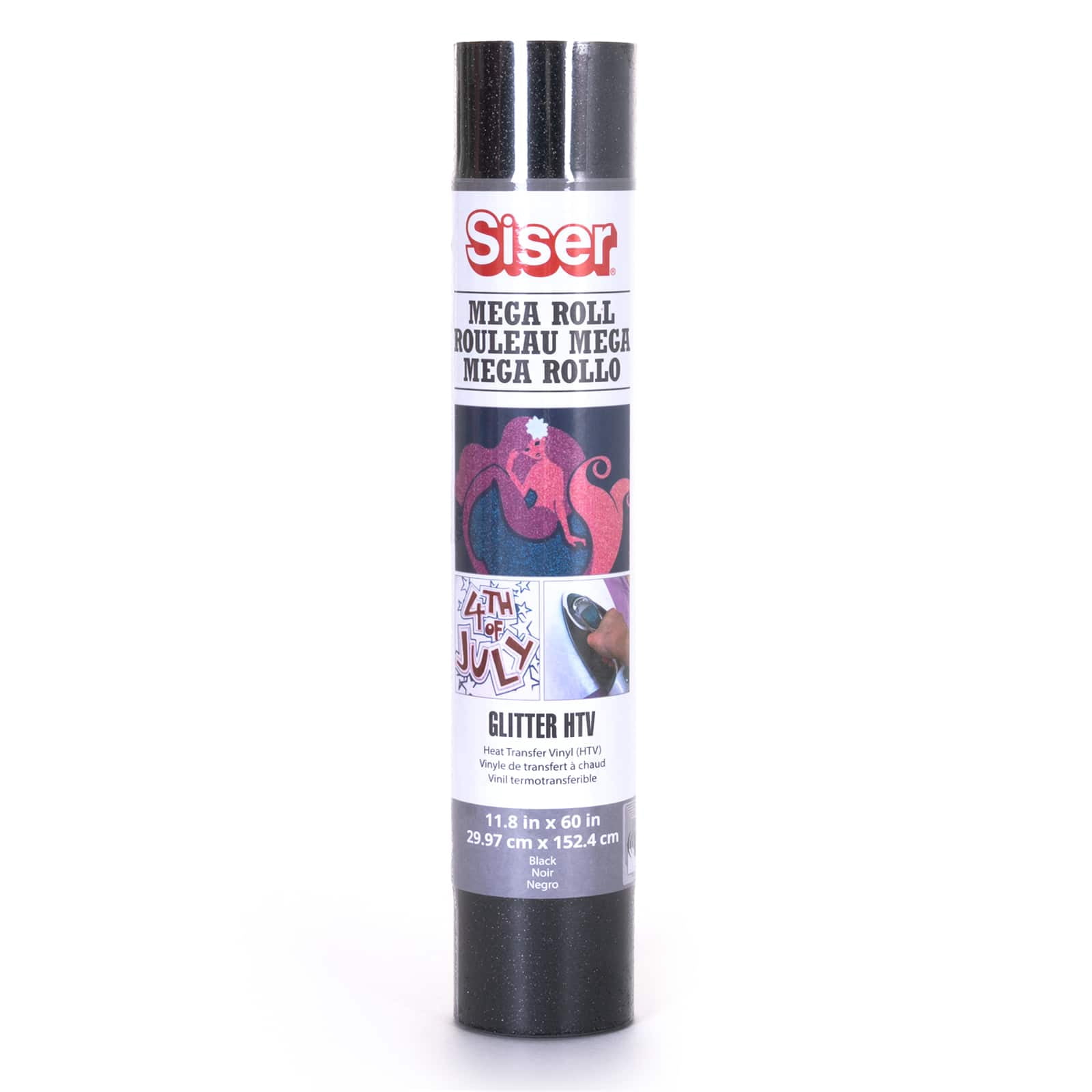 Siser Glitter Heat Transfer Vinyl Mega Roll
