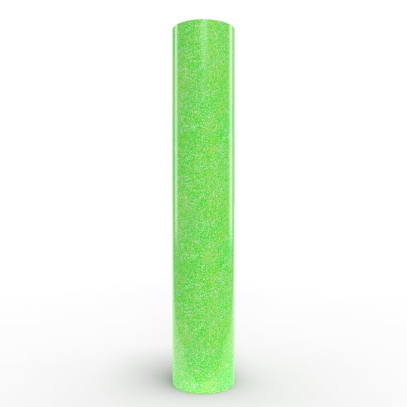 Siser® Glitter Heat Transfer Vinyl Neon Green 11.8" x 24" Roll