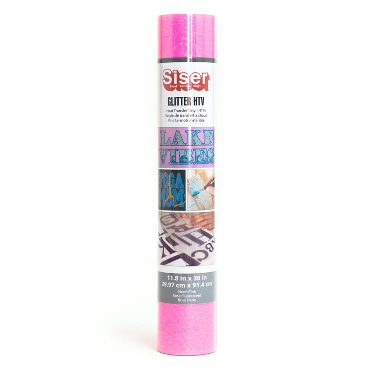 Neon Pink - Siser Glitter HTV – SBL Designs