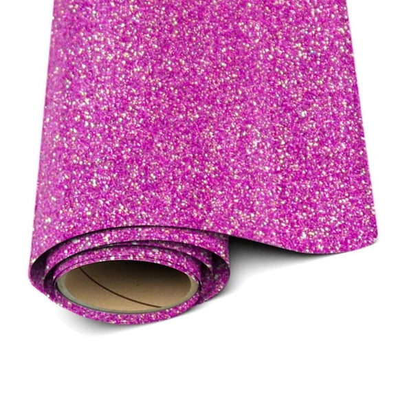 Siser Glitter Heat Transfer Vinyl –Rainbow Plum HTV Iron on Vinyl – 12” x 3 Foot ( 36 inches / 1 yard )