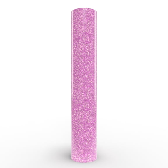 Siser Glitter Heat Transfer Vinyl Translucent Light Pink 11.8" x 24" Roll