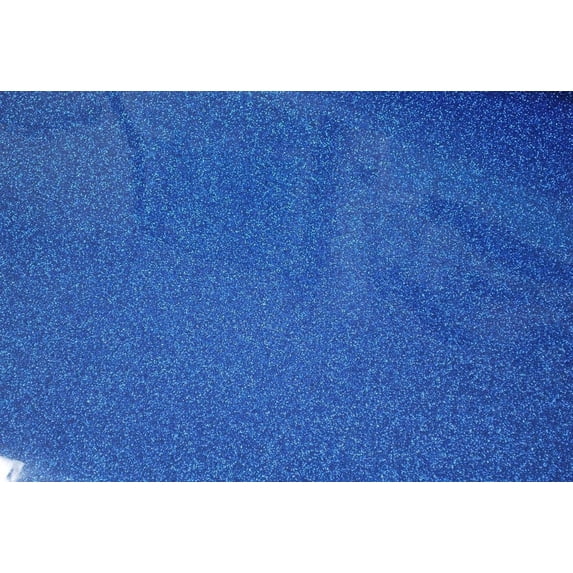Siser Glitter Iron On Heat Transfer Vinyl 12 Inches by 12 Inches True Blue