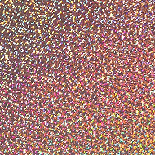 Siser Holographic HTV 20" x 12" - 1 Sheet - Iron on Heat Transfer Vinyl for T-Shirts Blush