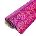 thumbnail image 1 of Siser Holographic HTV 20"x10ft - Iron on Heat Transfer Vinyl Fuchsia, 1 of 1