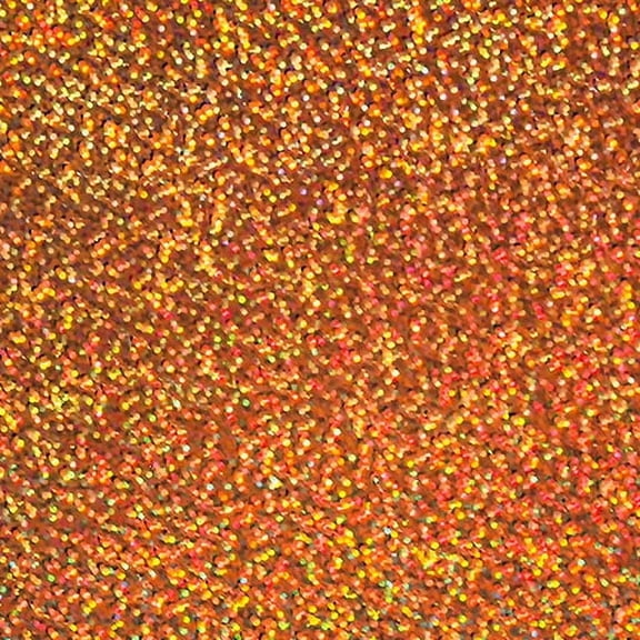 Siser Holographic HTV Iron On Heat Transfer Vinyl 10" x 12" 3 Precut Sheets - Orange