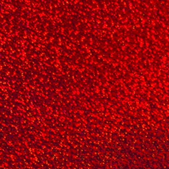 Siser Holographic HTV Iron On Heat Transfer Vinyl 10" x 12" 5 Precut Sheets - Red