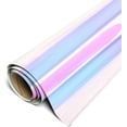 thumbnail image 1 of Siser Holographic HTV Iron On Heat Transfer Vinyl 20" x 10ft Roll - Rainbow Pearl, 1 of 3