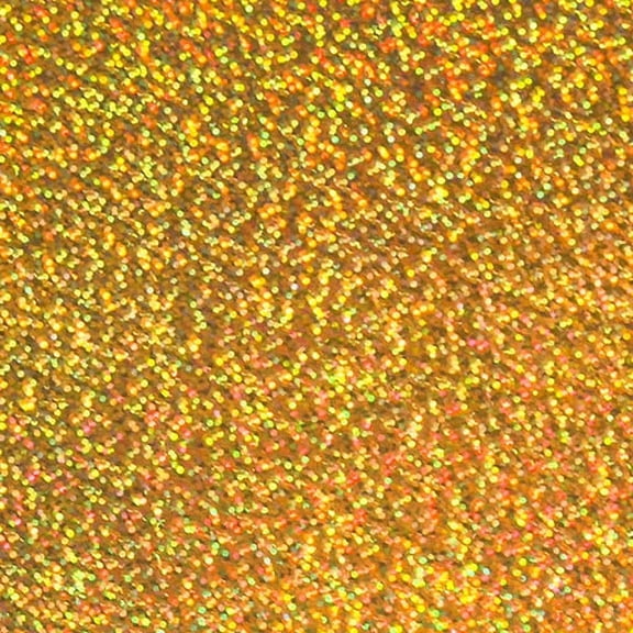 Siser Holographic HTV Iron On Heat Transfer Vinyl 20" x 12" 1 Precut Sheet - Gold