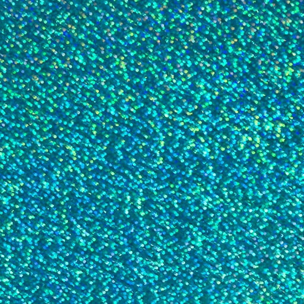 Siser Holographic HTV Iron On Heat Transfer Vinyl 20" x 12" 5 Precut Sheets - Aqua