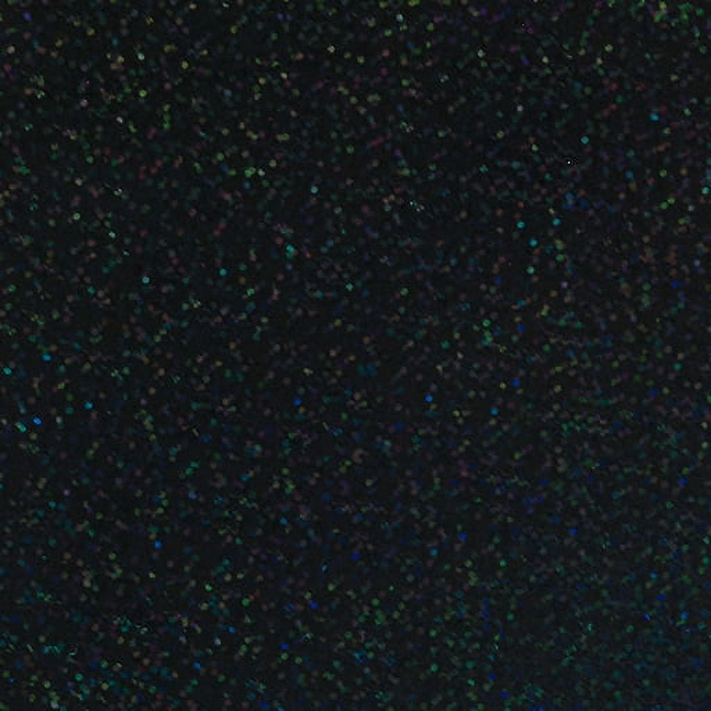 Siser Holographic HTV Iron On Heat Transfer Vinyl 20" x 12" 5 Precut Sheets - Black