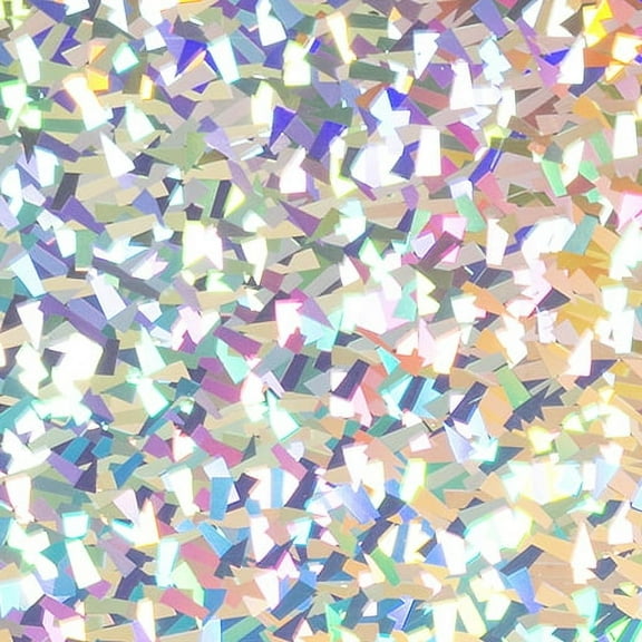 Siser Holographic HTV Iron On Heat Transfer Vinyl 20" x 12" 5 Precut Sheets - Crystal