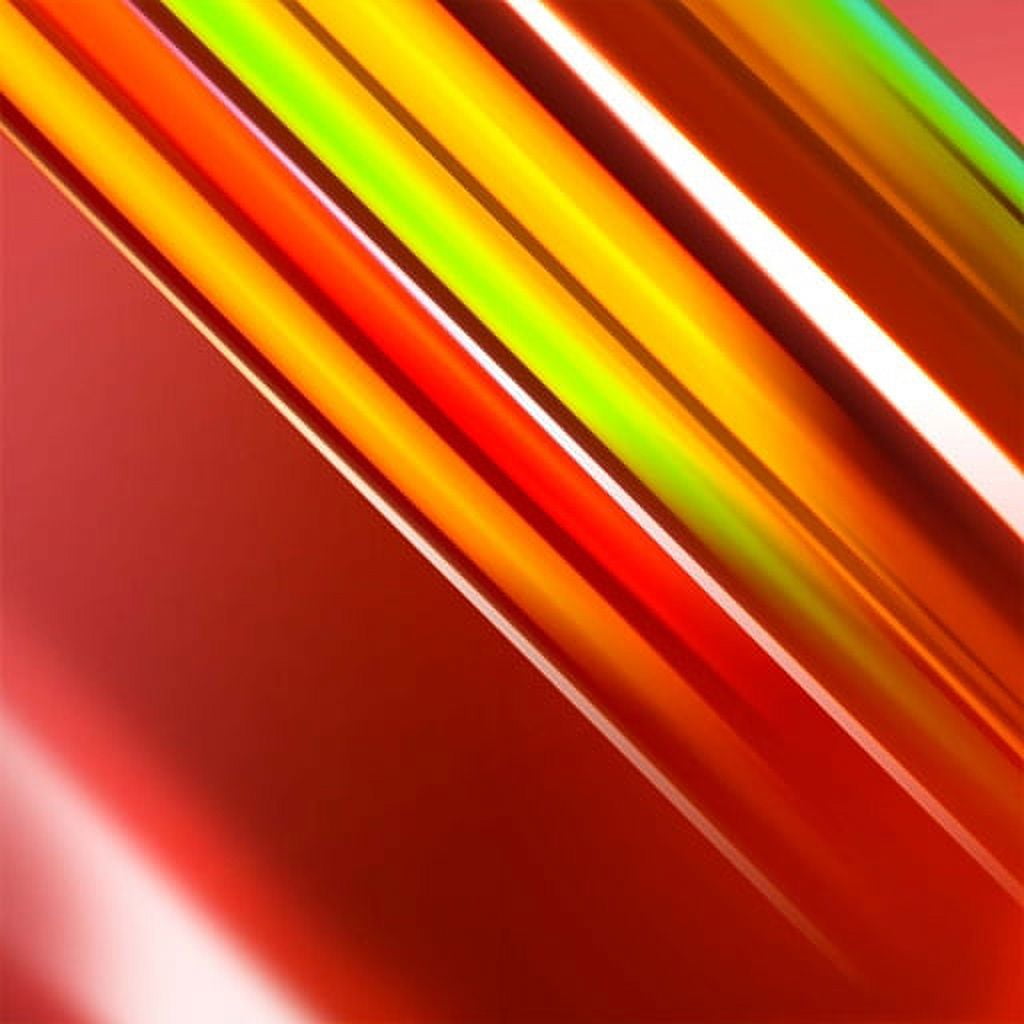 Siser Holographic HTV Iron On Heat Transfer Vinyl 20" x 12" 5 Precut Sheets - Firelit Pearl