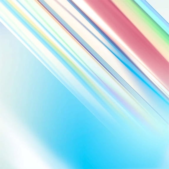 Siser Holographic HTV Iron On Heat Transfer Vinyl 20" x 12" 5 Precut Sheets - Rainbow Pearl