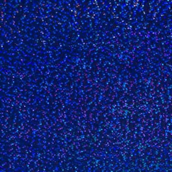 Siser Holographic HTV Iron On Heat Transfer Vinyl 20" x 12" 5 Precut Sheets - Royal Blue