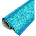 thumbnail image 1 of Siser Holographic HTV Iron On Heat Transfer Vinyl 20" x 15ft (5 Yards) Roll - Aqua, 1 of 3