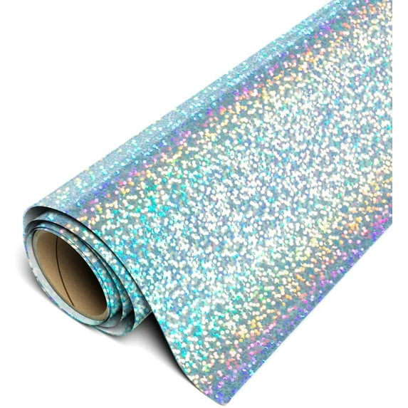 Siser Holographic HTV Iron On Heat Transfer Vinyl 20" x 30ft (10 Yards) Roll - Sky