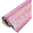 thumbnail image 1 of Siser Holographic HTV Iron On Heat Transfer Vinyl 20" x 75ft (25 Yards) Roll - Light Pink, 1 of 3