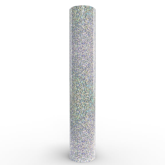 Siser Holographic Heat Transfer Vinyl Silver 11.8" x 24" Roll