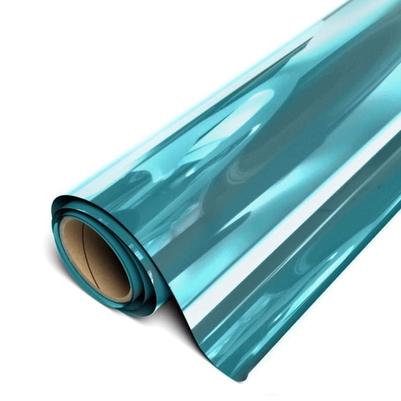 Siser Metal HTV 20"x12" Sheet - Iron on Heat Transfer Vinyl Silver Blue