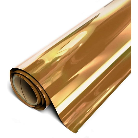 Siser Metal HTV Iron On Heat Transfer Vinyl 20" x 5ft Roll - Bronze
