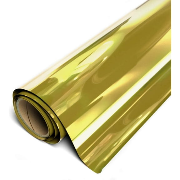 Siser Metal HTV Iron On Heat Transfer Vinyl 20" x 9ft (3 Yards) Roll - Gold