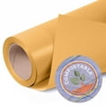 thumbnail image 1 of Siser PureHT 19.66" x 15FT Roll Amber Yellow - Compostable Heat Transfer Material, Compatible with Siser, Cricut, Silhouette and Other Professional/Craft Cutters - CPSIA Certified, 1 of 7