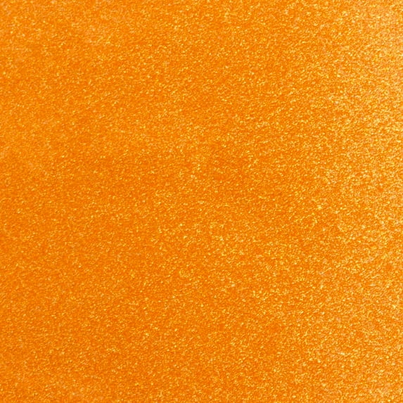 Siser Sparkle HTV Iron On Heat Transfer Vinyl 12" x 12" 1 Precut Sheet - Sunset Orange