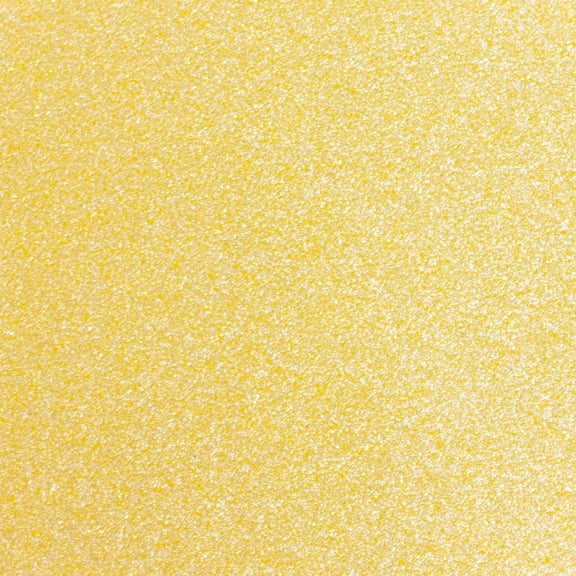 Siser Sparkle HTV Iron On Heat Transfer Vinyl 12" x 12" 10 Precut Sheets - Buttercup Yellow