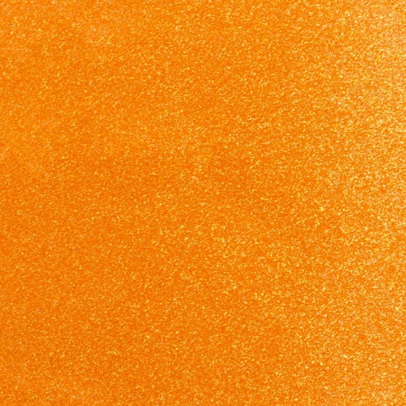 Siser Sparkle HTV Iron On Heat Transfer Vinyl 12" x 12" 6 Precut Sheets - Sunset Orange