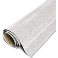 thumbnail image 1 of Siser Sparkle HTV Iron On Heat Transfer Vinyl 12" x 30ft (10 Yards) Roll - Snow Storm White, 1 of 3