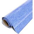 thumbnail image 1 of Siser Sparkle HTV Iron On Heat Transfer Vinyl 12" x 5ft Roll - Cornflower Blue, 1 of 3