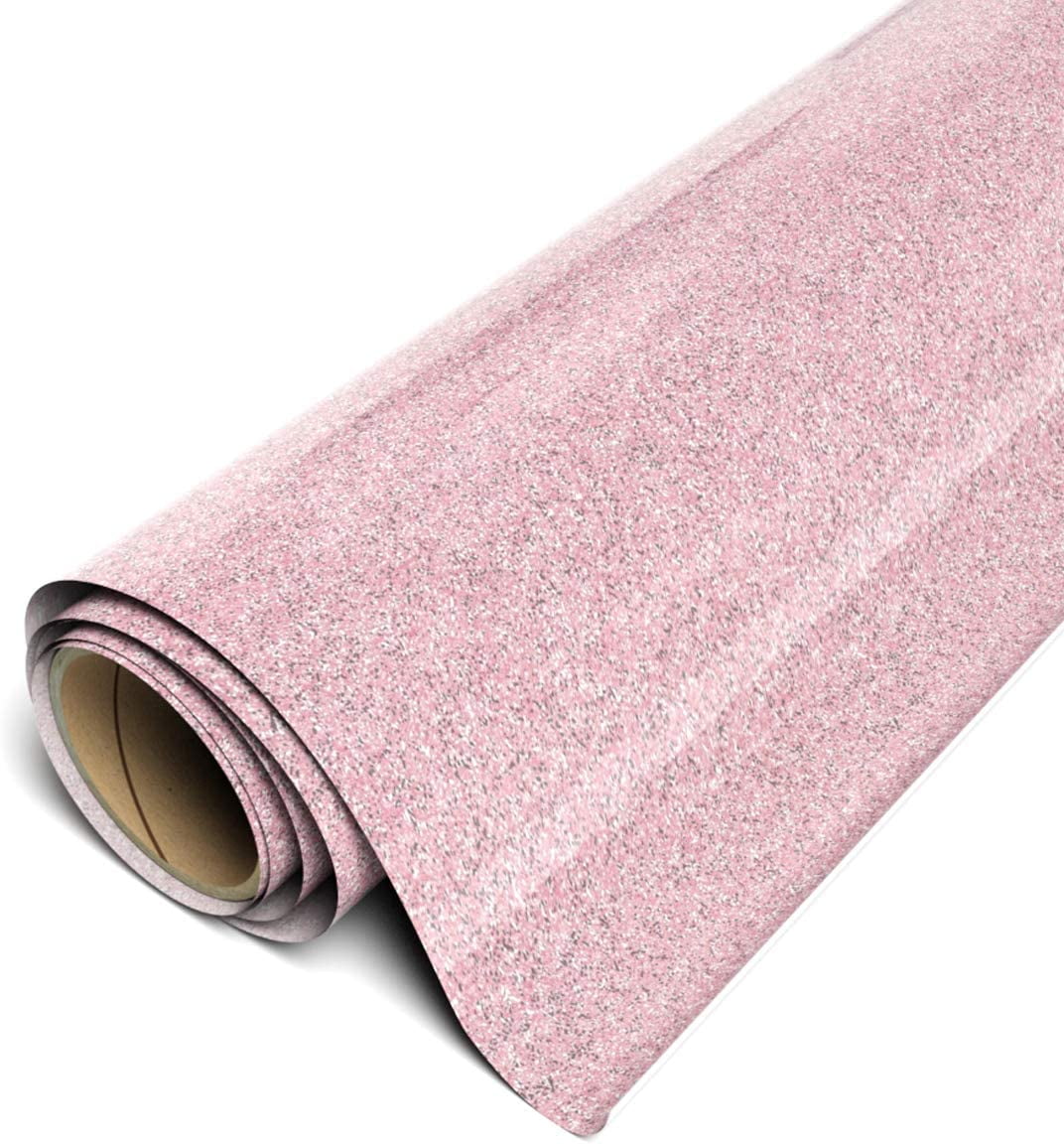 Siser Sparkle HTV Iron On Heat Transfer Vinyl 12" x 6ft (2 Yards) Roll - Pink Lemonade