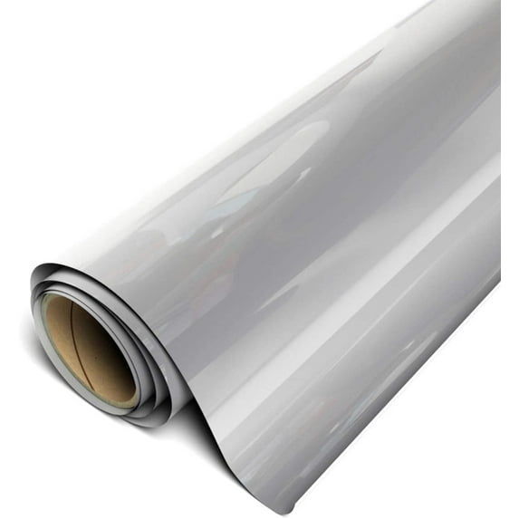 Siser Stretch Easyweed HTV Iron On Heat Transfer Vinyl 11.8" x 25ft Roll - Silver