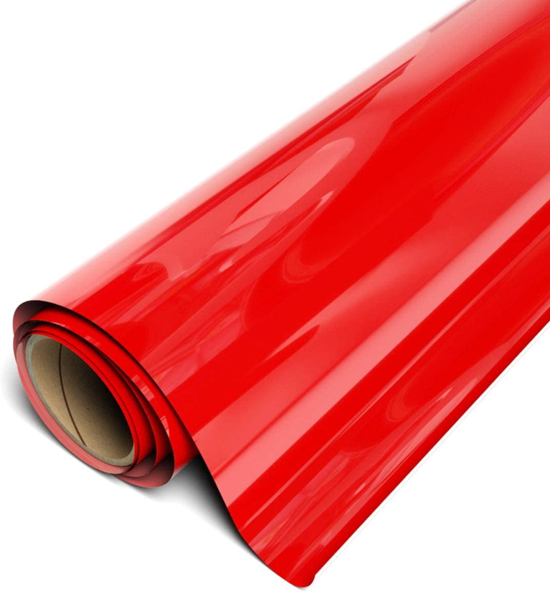 Siser Stretch Easyweed HTV Iron On Heat Transfer Vinyl 15" x 30ft (10 Yards) Roll - Bright Red