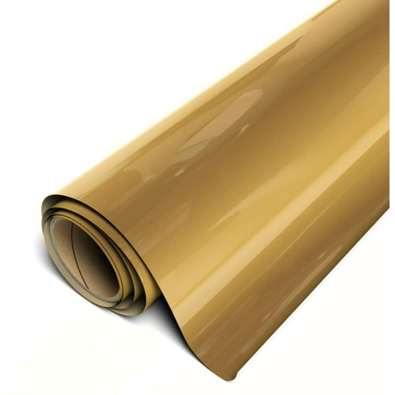 Siser Stretch Easyweed HTV Iron On Heat Transfer Vinyl 15" x 30ft (10 Yards) Roll - Gold