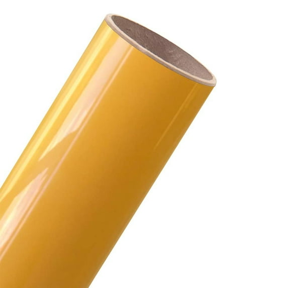 Siser StripFlock Pro HTV 15"x12" Sheet - Textured Heat Transfer Vinyl Yellow