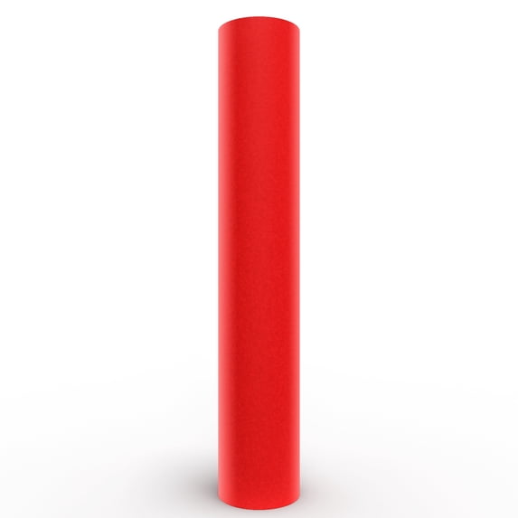 Siser Stripflock Heat Transfer Vinyl Bright Red 11.8" x 24" Roll