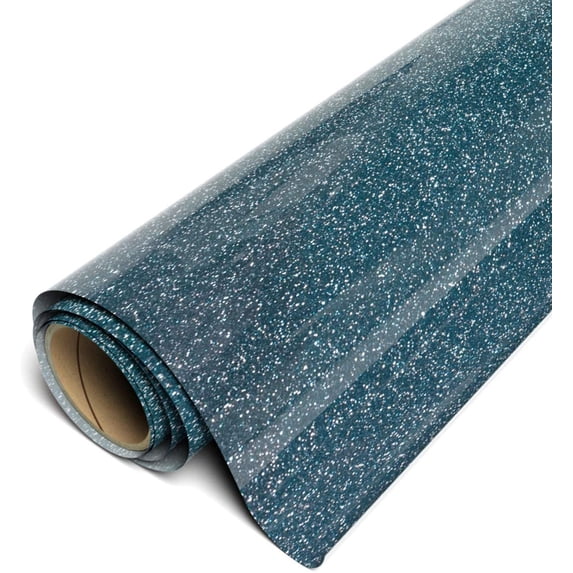 Siser Twinkle HTV Iron On Heat Transfer Vinyl 20" x 10ft Roll - Navy Blue
