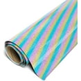thumbnail image 1 of Siser Twinkle HTV Iron On Heat Transfer Vinyl 20" x 15ft (5 Yards) Roll - Rainbow, 1 of 3