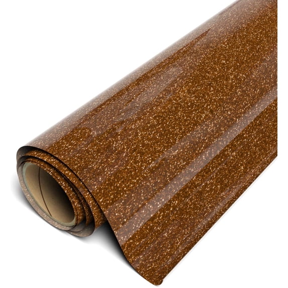 Siser Twinkle HTV Iron On Heat Transfer Vinyl 20" x 30ft (10 Yards) Roll - Copper