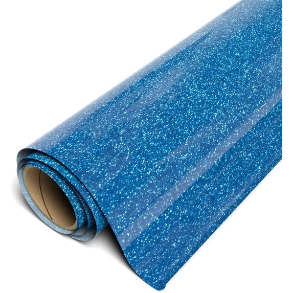 Siser Twinkle HTV Iron On Heat Transfer Vinyl 20" x 30ft (10 Yards) Roll - Royal Blue