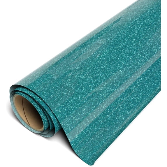 Siser Twinkle HTV Iron On Heat Transfer Vinyl 20" x 3ft (1 Yard) Roll - Aqua