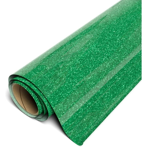 Siser Twinkle HTV Iron On Heat Transfer Vinyl 20" x 3ft (1 Yard) Roll - Green