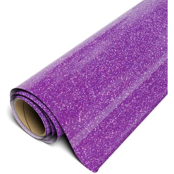 Siser Twinkle HTV Iron On Heat Transfer Vinyl 20" x 6ft (2 Yards) Roll - Purple