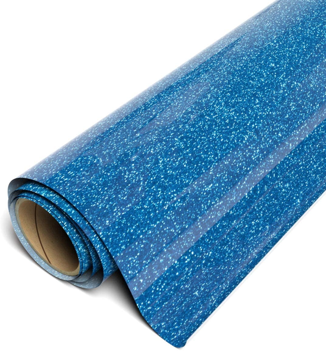 Siser Twinkle HTV Iron On Heat Transfer Vinyl 20" x 6ft (2 Yards) Roll - Royal Blue