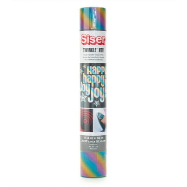 Siser® Twinkle™ Heat Transfer Vinyl Rainbow, 11.8" x 36" Roll