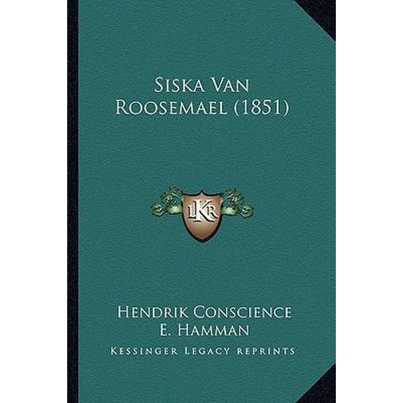 Siska Van Roosemael (1851) Paperback