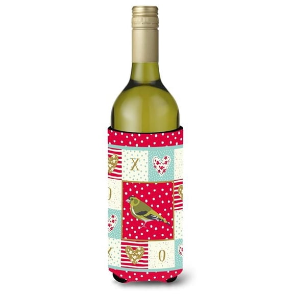 Siskin Love Wine Bottle Hugger