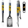 thumbnail image 1 of Siskiyou C3BQ60LBO Unisex NCAA West Virginia Mountaineers 3 Piece BBQ Set & Bottle Opener - One Size, 1 of 1